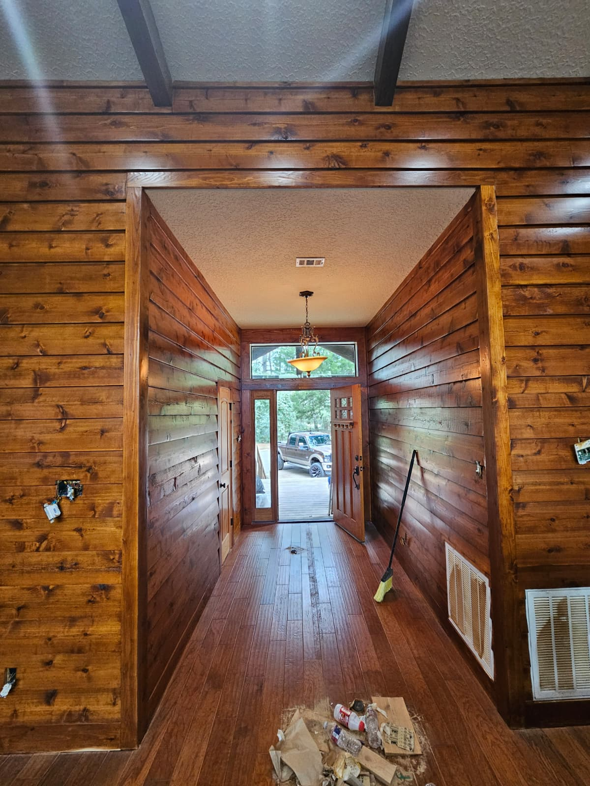 Laminate flooring installation by Niker Construction, LLC