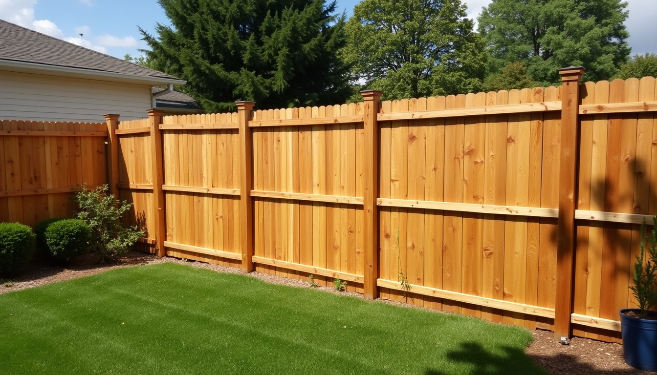 Fence and exterior woodwork by Niker Construction, LLC